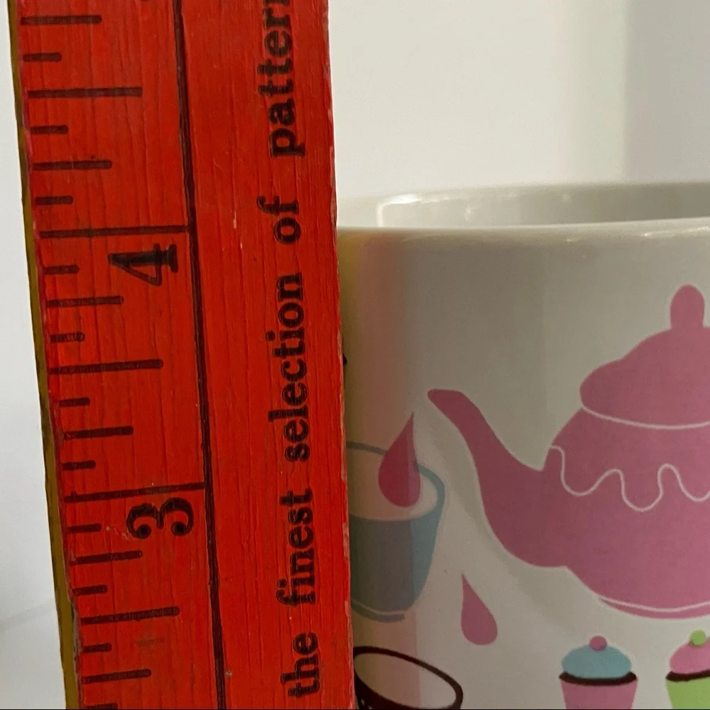 IKEA Mug Desserts Cakes Tea Party Pots Cups Cupcakes Ceramic Coffee Pastel color